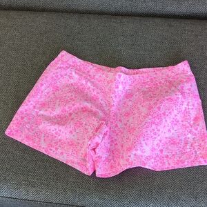 Lilly Pulitzer Pink and White Patterned Shorts